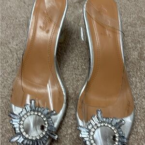 Elegant Silver Women's Shoes